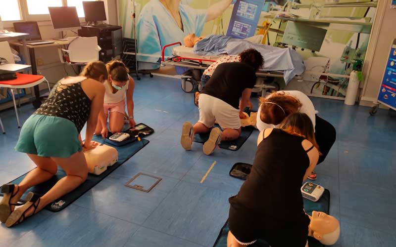 Jornadas de fisioterapia en el Centro de Simulación