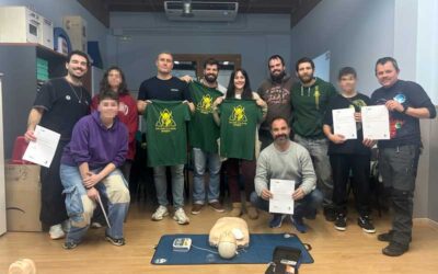 La simulación en primeros auxilios llega al campo de rugby de la mano del Centro de Simulación Clínica de Fuden