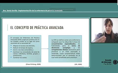 Sonia Sevilla EPA en gestion del cuidado