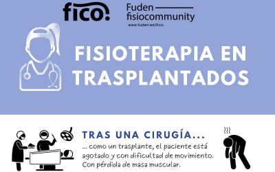 Infografía gratuita. Fisioterapia en trasplantados