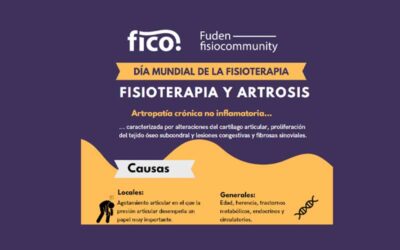 Día Mundial de la Fisioterapia. Infografía gratuita sobre fisioterapia y artrosis