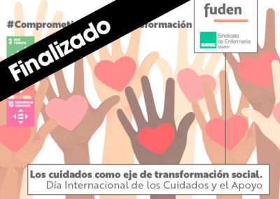 Los cuidados como eje de transformación social. Día internacional de los cuidados y el apoyo