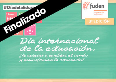 3ª edición. Día internacional de la educación. ¿Te atreves a cambiar el rumbo y transformar la educación?