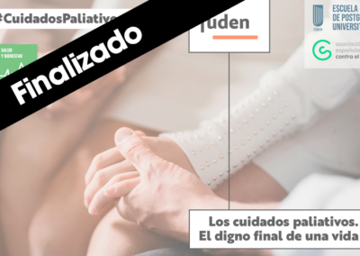 JORNADA. Los cuidados paliativos. El digno final de una vida