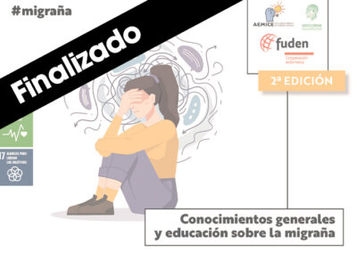 2ª Edición Conocimientos generales y educación sobre la migraña