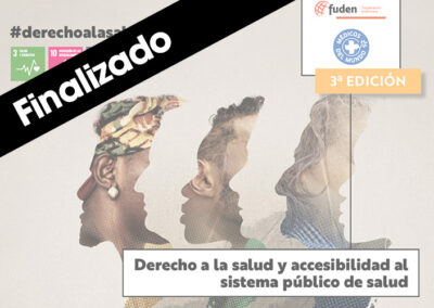 3ª edición. Derecho a la salud y accesibilidad al sistema público de salud