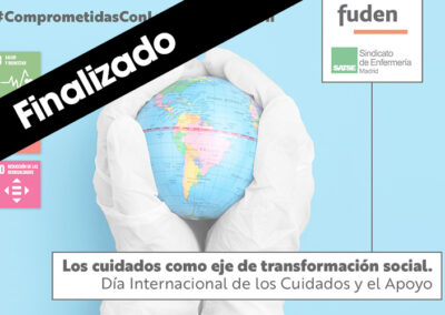 Los cuidados como eje de transformación social. Día internacional de los cuidados