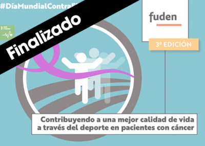 3ªedición. Contribuyendo a una mejor calidad de vida a través del deporte en pacientes con cáncer