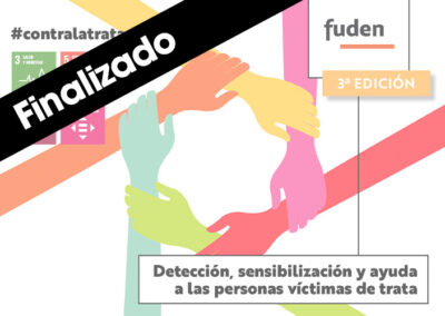 3ª edición. Detección, sensibilización y ayuda a las personas víctimas de trata