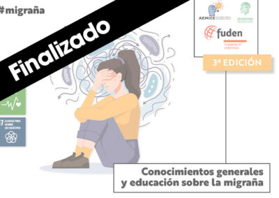 3ªedición. Conocimientos generales y educación sobre la migraña