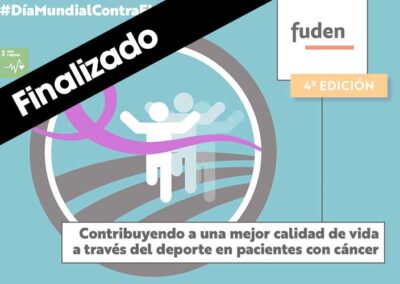4ªed. Contribuyendo a una mejor calidad de vida a través del deporte en pacientes con cáncer