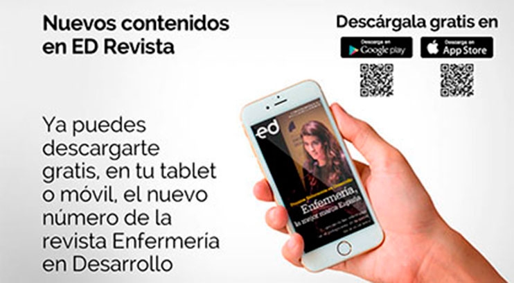 Descárgate el nuevo número de la revista Enfermería en Desarrollo en nuestra app