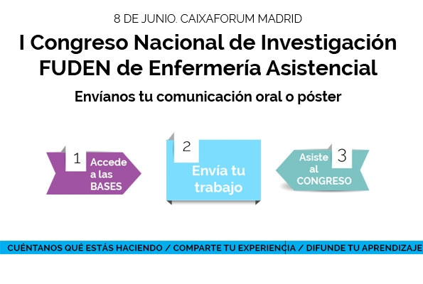 Envía tu trabajo y participa en nuestro Congreso que se celebrará en Madrid el próximo 8 de junio