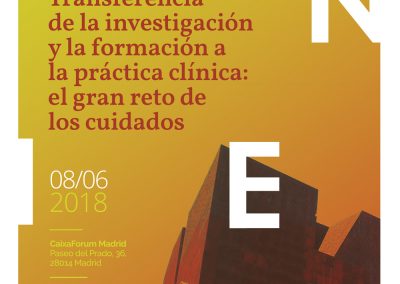I Congreso de Investigación 2018. «Transferencia de la investigación y la formación a la práctica clínica: el gran reto de los cuidados»