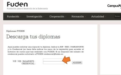 Descarga tu diploma FUDEN de manera online