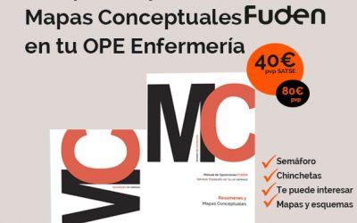 Por qué te ayudará el libro de Mapas Conceptuales FUDEN en tu OPE de Enfermería
