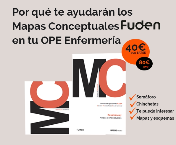 Por qué te ayudará el libro de Mapas Conceptuales FUDEN en tu OPE de Enfermería