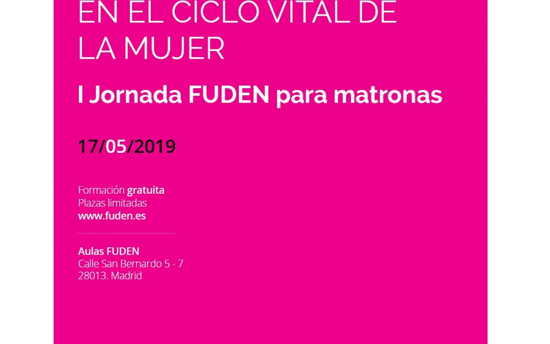 ¿Eres matrona? te esperamos en nuestro Foro Fuden centrado en pérdidas y duelos