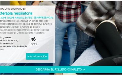 2019/2020 Experto universitario en Fisioterapia Respiratoria