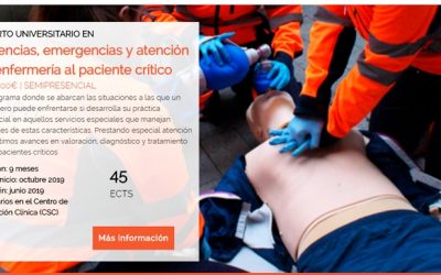 2019/2020 Experto universitario en Urgencias, Emergencias y atención de enfermería al paciente crítico