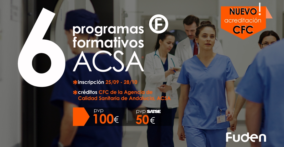 Nueva formación acreditada con CFC. Matricúlate