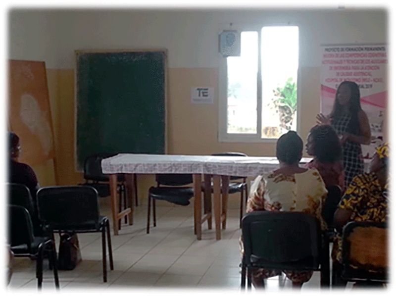 Programa de formación de auxiliares de enfermería en Guinea Ecuatorial