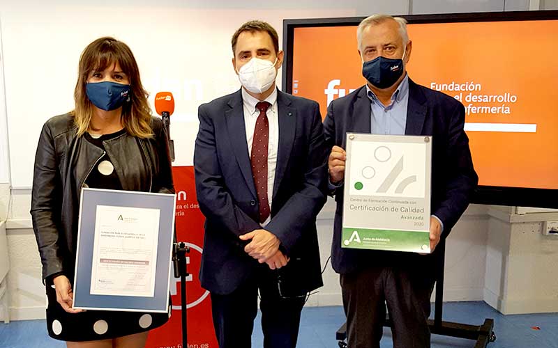 Fuden recoge el certificado de nivel avanzado de ACSA