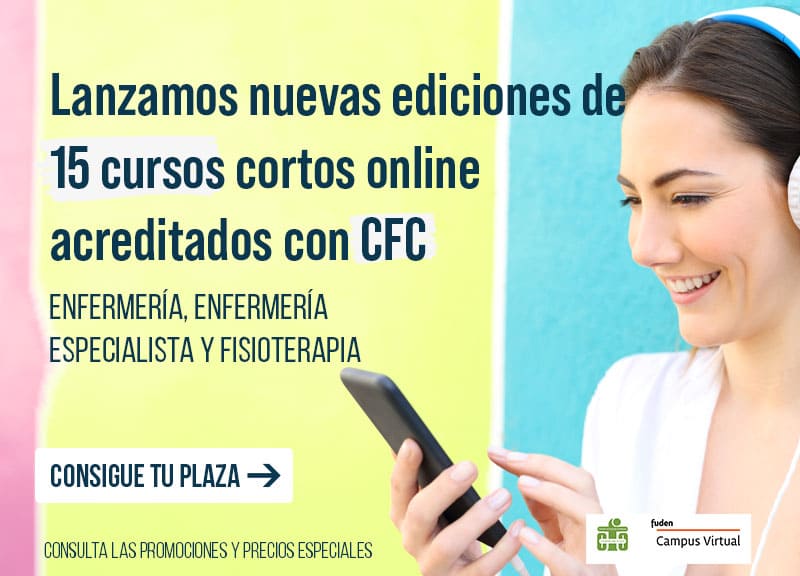 Nuevas ediciones de nuestra formación acreditada con CFC para enfermería, enfermería especialista y fisioterapia