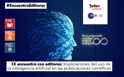 El 1 de junio te esperamos en el IX Encuentro con editores de revistas científicas centrado en la Inteligencia Artificial