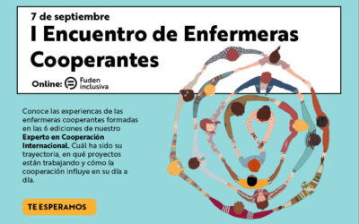 Te esperamos online en el I Encuentro de Enfermeras Cooperantes de Fuden