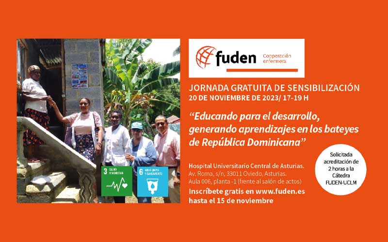 El 20 de noviembre te esperamos en Oviedo en la jornada gratuita financiada por la AACD “Educando para el desarrollo, generando aprendizajes en los bateyes de República Dominicana”