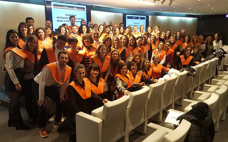 Celebramos la graduación de un centenar de enfermeras en el Experto en Gestión y Calidad desde el Liderazgo Enfermero de FUDEN